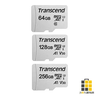 Transcend︱創見 Micro-SDHC10 UHS-I 64G記憶卡(含轉卡) 300S-A【九乘九文具】記憶卡