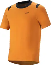 Alpinestars A-Dura Dri Wool Short Sleeve Bicycle Jersey, gold, Size S for Men