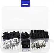 270Pcs Servo Plug Male Female Connector Crimp Pin Compatible with Futaba Compatible with JR Connectors Servo Cable Wire Connector