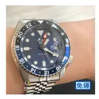 在飛比找蝦皮購物優惠-精工錶SEIKO 5 sport 海洋藍色GMT自動機械錶_