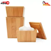 Set of 3 Bamboo Organisers Bathroom Essentials or Other Accessories Organiser AU