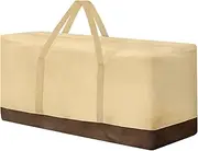 Extra Large 62 inch Patio Cushion Storage Bag, Water-Resistant Large Outdoor Cushion Cover Storage Bag, All-Season Protection for Patio, Balcony, RV, Foldable Design for Homeowners, Renters, Campers