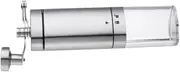 Hoement Manual Coffee Bean Pepper Mill Handheld Grinder Triangle Handle Stainless Steel No Battery Needed Window