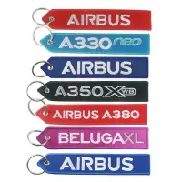 在飛比找蝦皮購物優惠-AIRBUS 空中巴士 飛行前拆除 刺繡鑰匙圈 12款 A3