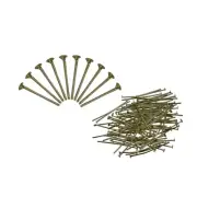 600Pcs Flat Head Pins for Jewelry Making 15mm Brass 20 Gauge Bronze