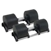 Powertrain 2 x 36kg Eon Dial-Up Adjustable Dumbbell