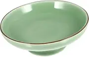 1pc Dessert Plate Fruit Tray Cupcake Plate Household Tableware Seafood Tray Cookie Plate Fruit Storage Plate Glass Dessert Plates Fruit Bowl Kitchen Tableware Porcelain Bowl Candy (Color : Assorted C
