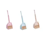 H55A Children Small Broom and Dustpan Set Learning Sweeping Tool Toddlers Broom