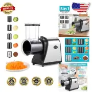 Easy Clean Electric Cheese Grater - 250W Multi-Function Shredder for Home Chefs
