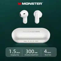 在飛比找蝦皮商城精選優惠-Monster XKT25 立體聲高保真降噪長壽命遊戲耳機無