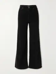 [Citizens of Humanity] Citizens of Humanity - Paloma Cotton-corduroy Wide-leg Pants - Black - 24 24 Black
