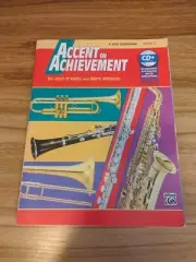 Accent on Achievement Book 2 E-Flat Alto Sax With CD