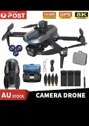 5G WiFi FPV Camera Drone GPS Auto Return Home Obstacleavoidance, Dual HD Camera
