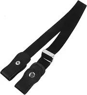 [TOVINANNA] Buckle Elastic Belt for Adults Adjustable No Buckle Waist Belt for Jeans Comfortable Stretch Waistband Soft Artificial for Casual Wear
