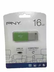 NEW PNY 16GB USB 2.0 Flash Drive -Green (A5)