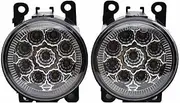 Headlight Assembly For NISSAN For Navara D40 For Note E11 For Pathfinder R51 For Pixo For UA0 35500-63J02 Front LED Fog Lamps Fog Lights Halogen Headlamp Assembly(LED Yellow)
