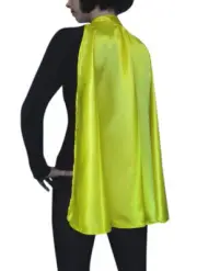 Unisex Super Hero Yellow Cape Fancy Dress Book Week Vampire Halloween 65cm long