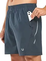 [NORTHYARD] Men's 7" Athletic Running Shorts with Zipper Pockets Quick Dry Lightweight Workout Gym Short