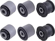 6Pcs Rear Lower Control Arm Knuckle Bushing Kit Fit for Honda Civic 2001-2005 CRV 2002-2006 Element 2003-2006 1204129 1204130 1203611 Suspension Control Arm Bushing 52365S5A802 52365S5A024 52365S5A801