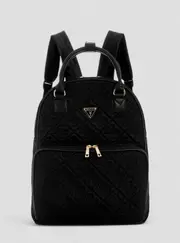 GUESS Black Logo Adelasia Backpack