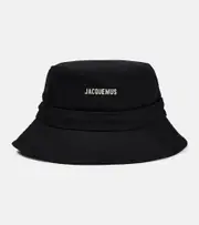 [Jacquemus] Jacquemus Logo canvas bucket hat UK 7 1/8 black