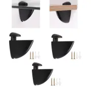 Glass Shelf Bracket Glass Shelf Holder Support Easy to Install, Heavy Duty, Wall