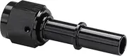 Podavelle 6AN Female Swivel to 3/8" SAE Quick Connect Disconnect Male Push On EFI Fuel Fitting Adapter Straight Aluminum Black