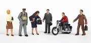 Bachmann 33101 HO Scale City People with Mtrbik 7
