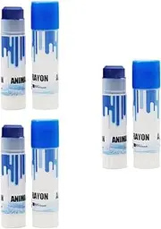 kowaku Livestock Marker Crayons High Visibility Color Ear Tag Pen Farm Marking Pen Identification Marking Crayon for Sheeps Farmer, Blue 6Pcs