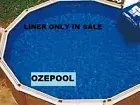 ROUND ABOVE GROUND POOL LINER 5.5 X 1.37 [1854] fit all brand, SKY or DARK blue