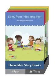 Nelson Phonics-in-a-Box 1: Decodable Story Books x 26