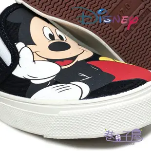 DISNEY迪士尼 親子鞋 米奇 懶人鞋 帆布鞋 [119624] 黑 MIT台灣製造【巷子屋】