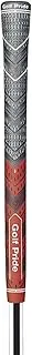 2 Pcs Red MCC PLUS4 Midsize Golf Grip - Rubber and Cotton Thread Hybrid, 265 mm, 72g, Core 60