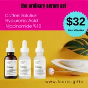 The Ordinary Face Serum Set! Caffeine Solution 5%+EGCG! Hyaluronic Acid 2%+B5! N