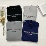 🔥ANNA美國代購🇺🇸 TOMMY HILFIGER 衛衣 大學T 帽T 連帽 刺繡 國旗 刷毛 長袖 黑 灰 男女同款