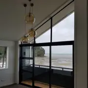 Globe Mini Pendant Light in Antique Brass/Amber