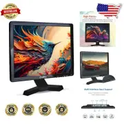 Versatile 17 Inch 1280x1024 LCD Monitor with Dual Speakers & Multi-Input Support