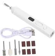 STOBAZA Manicure Machine Nail Drill Kit Nail Drill Bit Electric Nail File Electric Nail Drill Machine Kit Nail Accessories Drill Bits Nail Tech Nail Tools Salon Drill Bits Plastic White