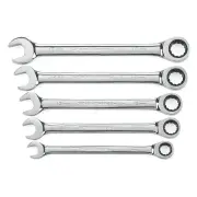 Gearwrench 93004D - Ratchet Spanner Set 5 Piece Metric