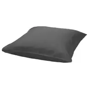 NATTJASMIN pillowcase, dark grey, 65x65 cm