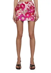[Dolls Kill] Floral Dreams Mini Skirt (Fairfax)
