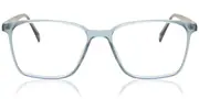 Square Full Rim Plastic Men's Glasses Blue, Size 55 - Lenses Included - Private Health Rebate - Blue Light Block Available - Arise Collective
