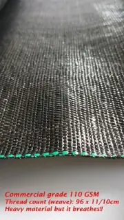Weed Control Mat 110 gsm Weedmat Premium 0.91 x 25m Woven Fabric Pack