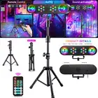 2 RGB Magic Ball 14 LED Par Light DJ Disco Party Lights with Mobile Stand/Remote