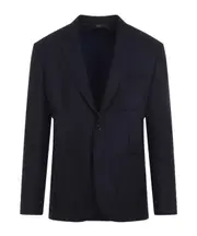 felted blazer M Black