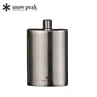 在飛比找樂天市場購物網優惠-[ Snow Peak ] 鈦金屬方形酒壺-M140 / 1