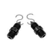 2PCS Prism Point Adapter-5/8x11 Thread Both Ends Male Thread/Plumb Bob Hook