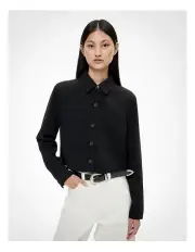 [Witchery] Patch Pocket Shacket in Black