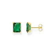 Buy Ear studs green stone gold by Thomas Sabo online - THOMAS SABO Australia