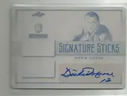 2017-18 Leaf Stickwork Dickie Moore Auto Autograph Black Printing Plate #ed 1/ 1